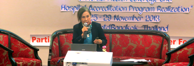 Dr. Duangsamorn Boonpandung, Consulting Advisory Institution (CAI) dari HAI duangsa